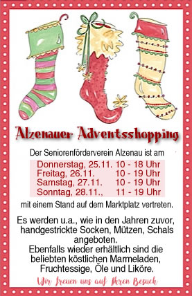 Adventsshopping Alzenau 2021